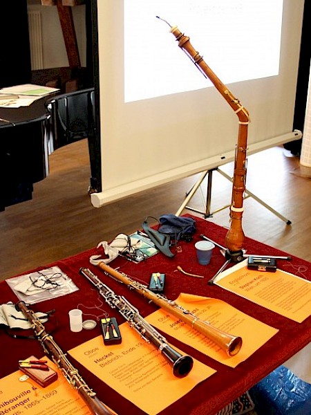 Zur Anspielbarkeit restaurierte Oboen und Englischhorn
