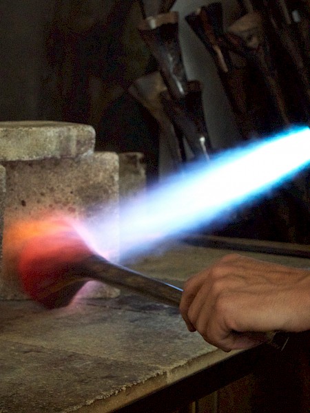 Der Nachbau entsteht: Ausglühen des Schallstücks